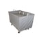Steele Canvas Basket 24 BU Permanent Truck Blue Vinyl w/Grey Vinyl - 3in Casters 9224VBLUVGRYW3 - alternate 3